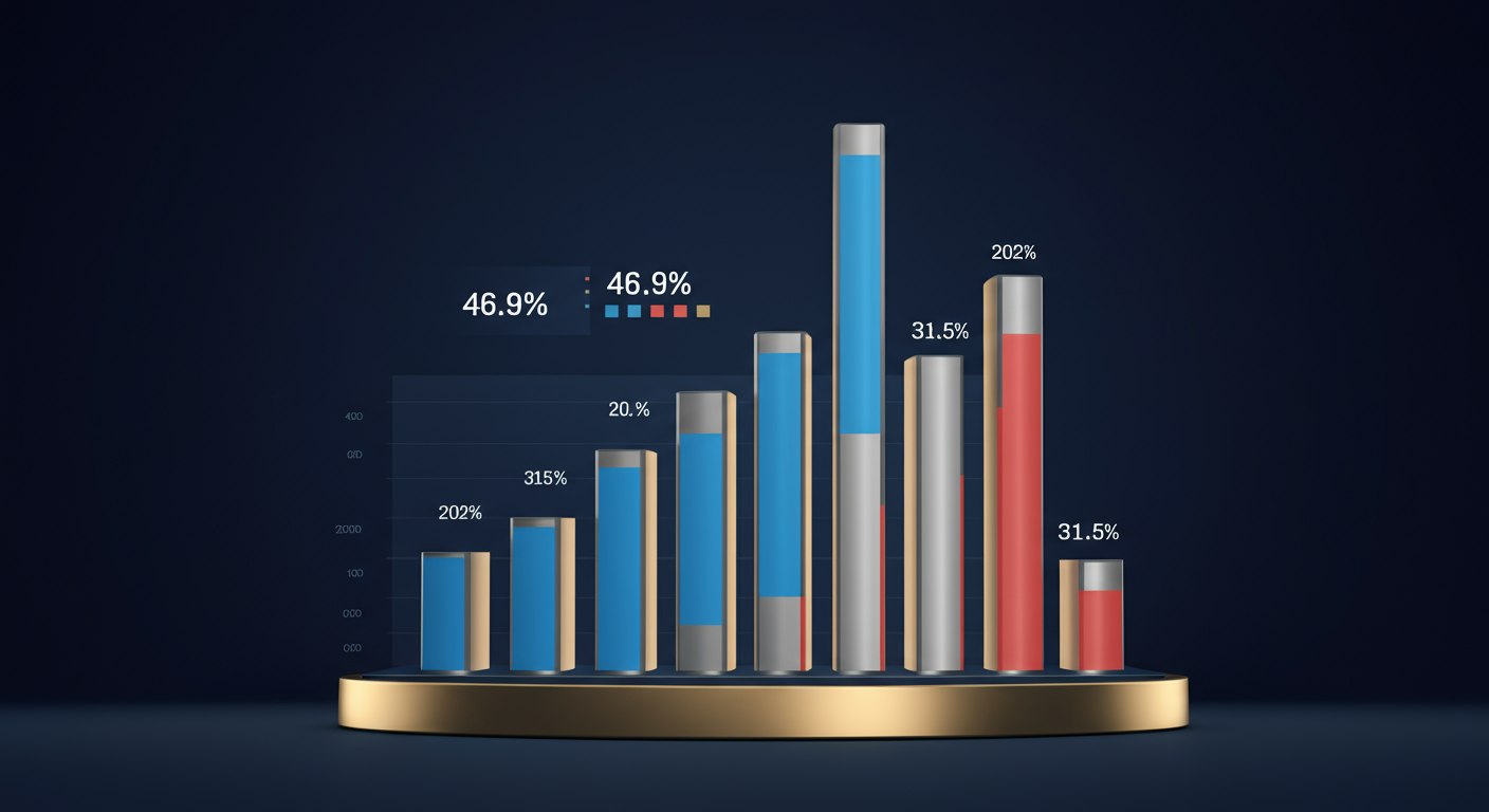 [여론조사] 6·3 지방선거 민주당 46.9% vs 국민의힘 31.5% 판세 분석 2026 결과 보기